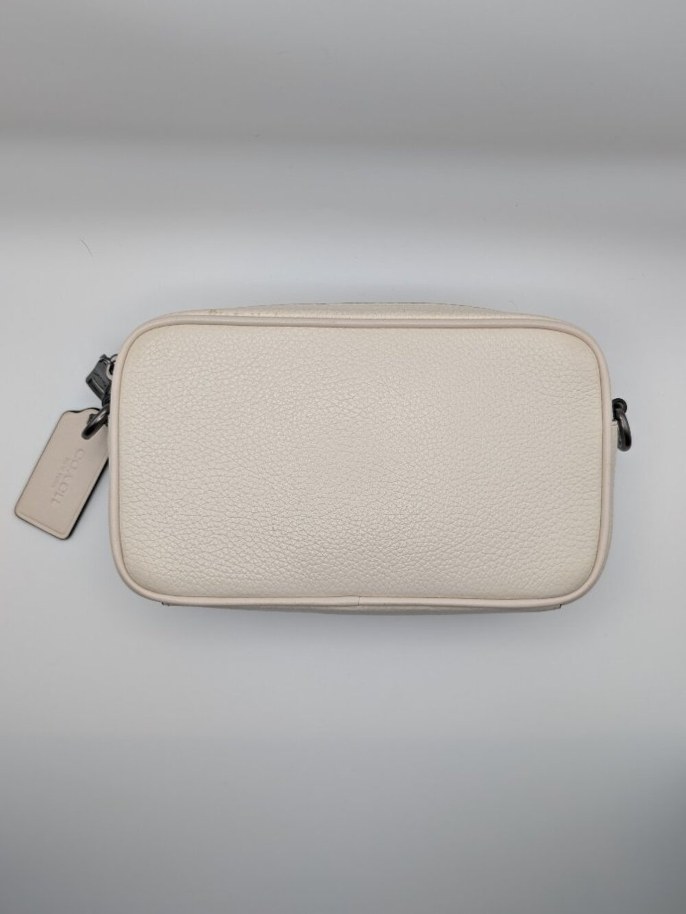 Coach Jayden Crossbody | Gunmetal Chalk | Pebbled Leather Men's Camera Bag - Picture 2 of 4